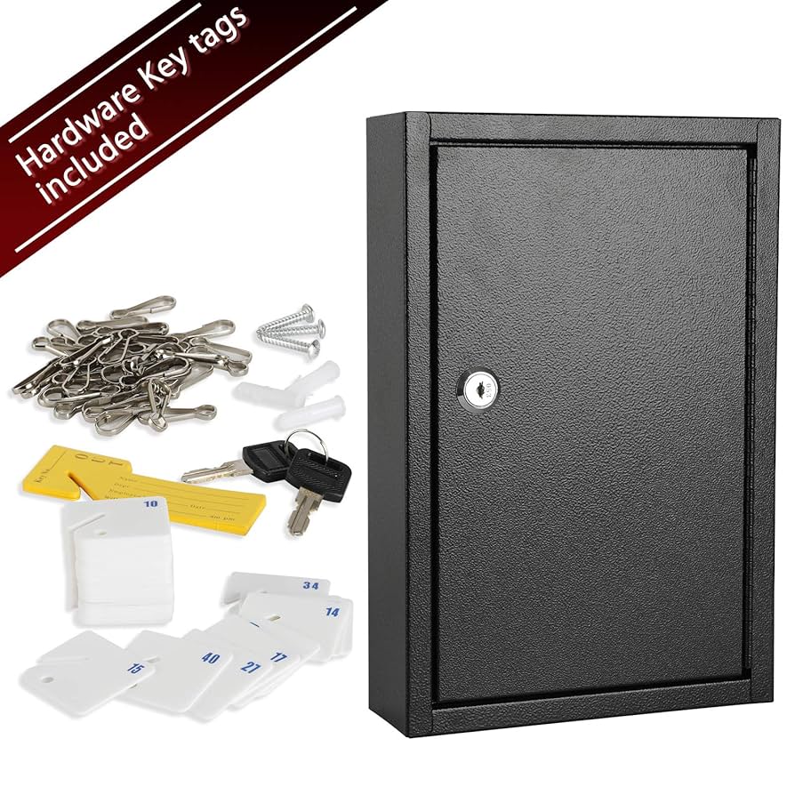 Amazon.com : KYODOLED Key Storage Lock Box Wall Mount